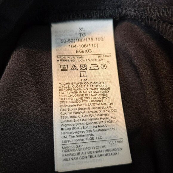 Gap Womens Black XL Elastic Waist Pencil Skirt Polyester Blend - Picture 5 of 7